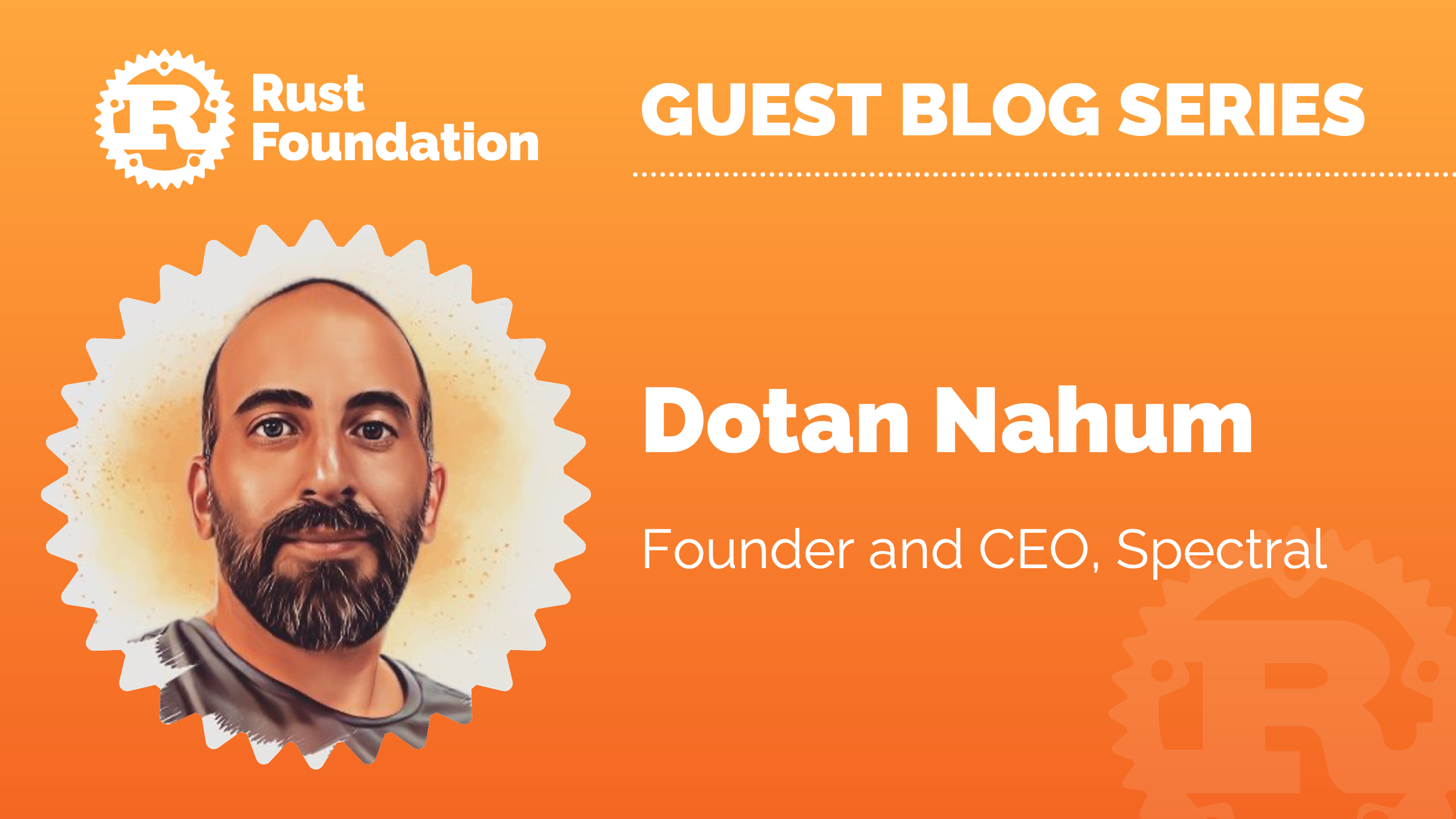 Guest Blog Series: Dotan Nahum