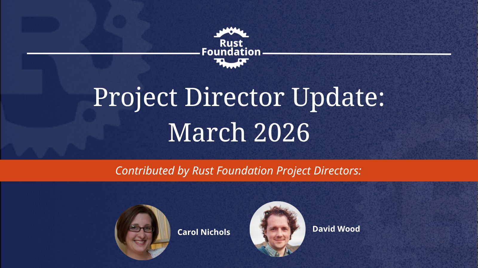 Project Director Update — March 2026 - The Rust Foundation