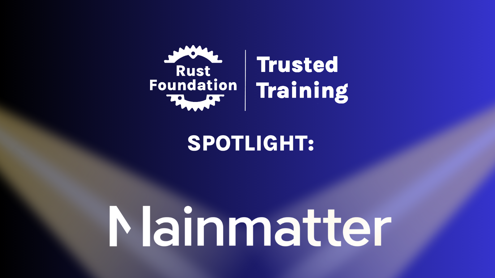 Rust Foundation Trusted Training Spotlight: Mainmatter